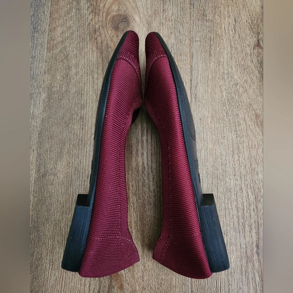 MIA Burgundy Pointed Flats - Picture 6 of 9